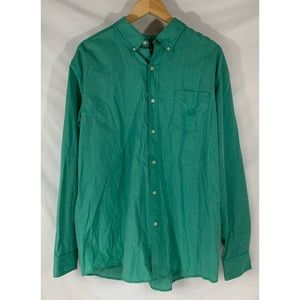 Chaps Spring Green Button up shirt oversized